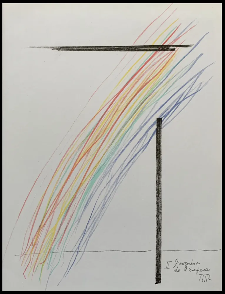 Lithograph Ray - Invasion de l'espace 