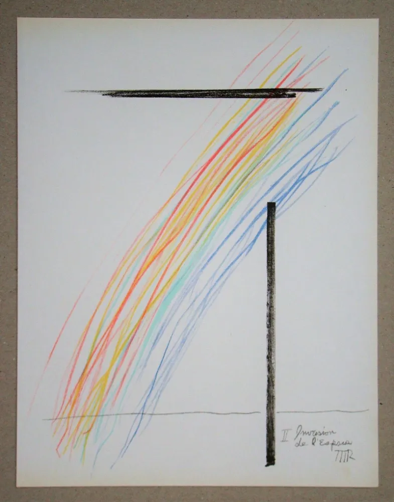 Lithograph Ray - Invasion de l'espace