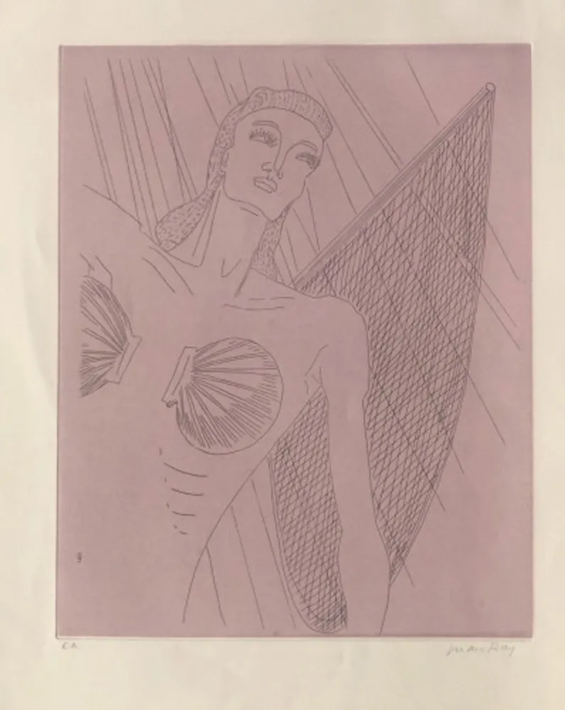 Etching And Aquatint Ray - La Ballade des dames hors du temps, Natasha