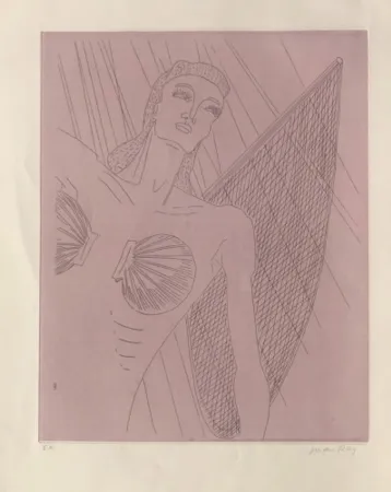 Etching And Aquatint Ray - La Ballade des dames hors du temps, Natasha
