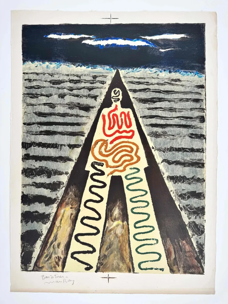 Lithograph Ray -  La nuit de Saint Jean de Luz 