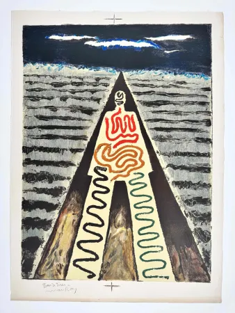 Lithograph Ray -  La nuit de Saint Jean de Luz 