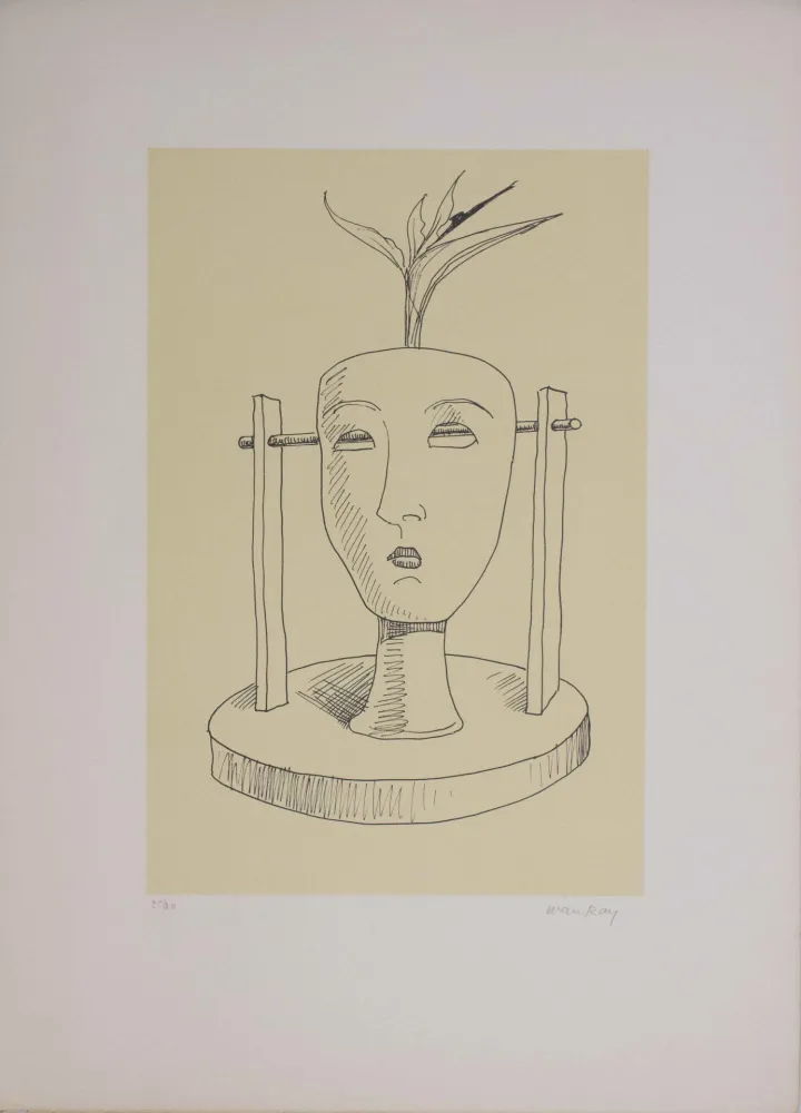 Lithograph Ray - Les six masques voyants