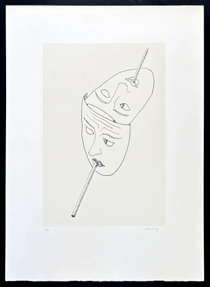 Lithograph Ray - Man Ray (1890–1976) - Maschere - Lithograph on paper