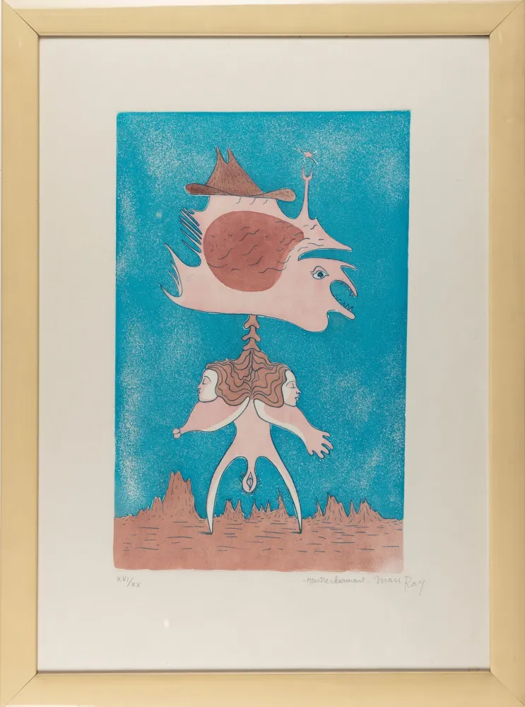 Etching And Aquatint Ray - Monstre Charmant