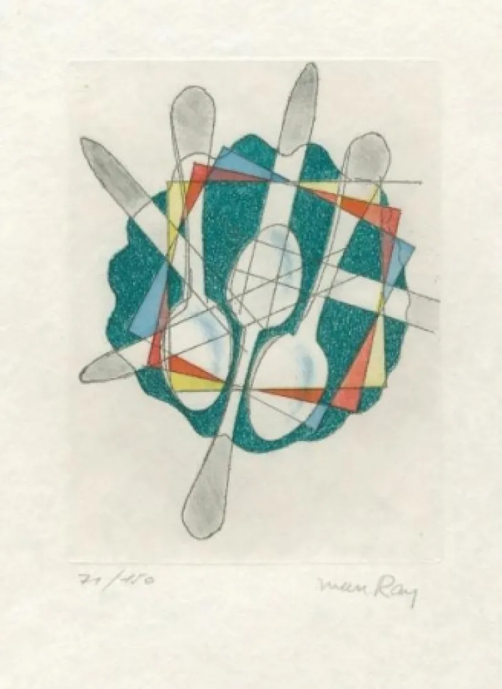 Etching And Aquatint Ray - Sans  titre (pour Electro-magie)