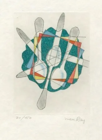 Etching And Aquatint Ray - Sans  titre (pour Electro-magie)