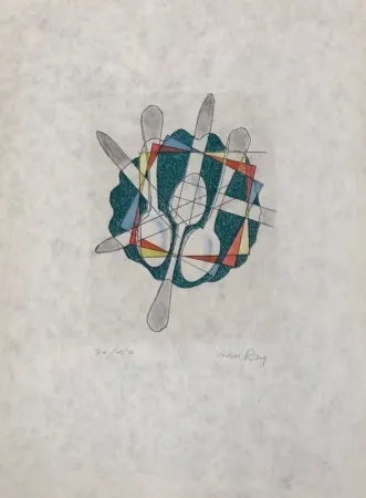 Etching And Aquatint Ray - Seria Electro Magie II