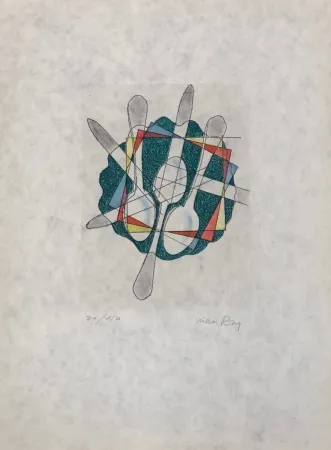 Etching And Aquatint Ray - Serie Electro Magie