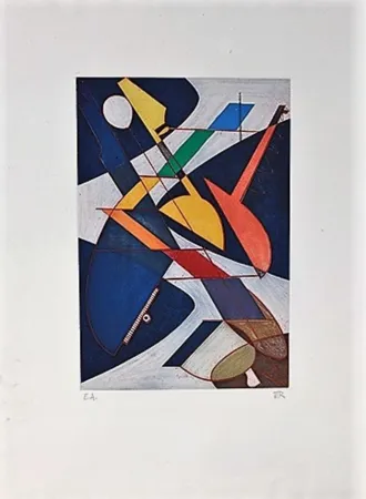 Etching And Aquatint Ray - Symphony ou Orchestra