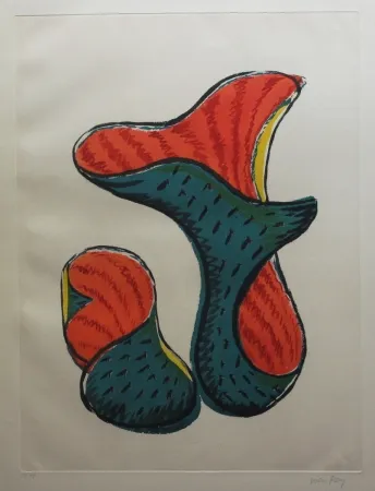 Etching And Aquatint Ray - Transfiguration d'un cactus