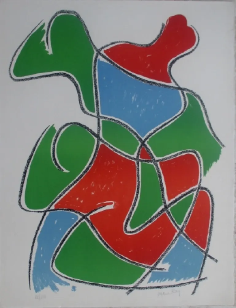 Lithograph Ray - Tre Figure