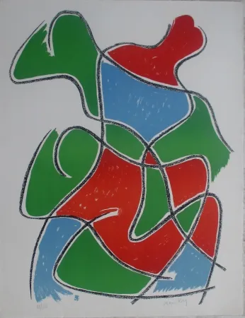 Lithograph Ray - Tre Figure