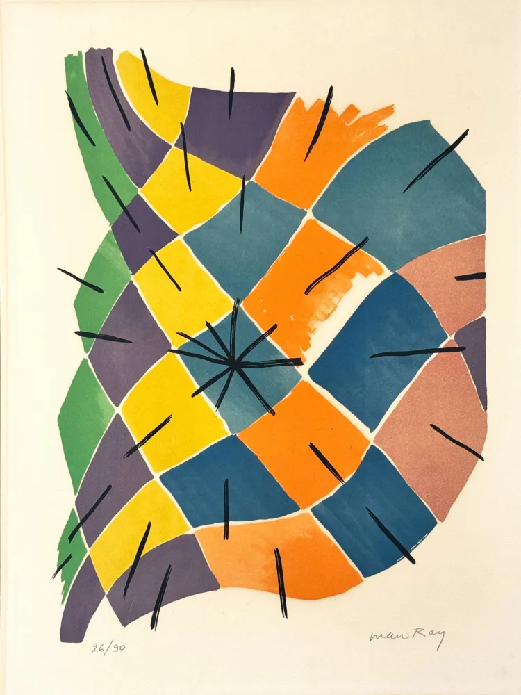 Lithograph Ray - Vitrail 