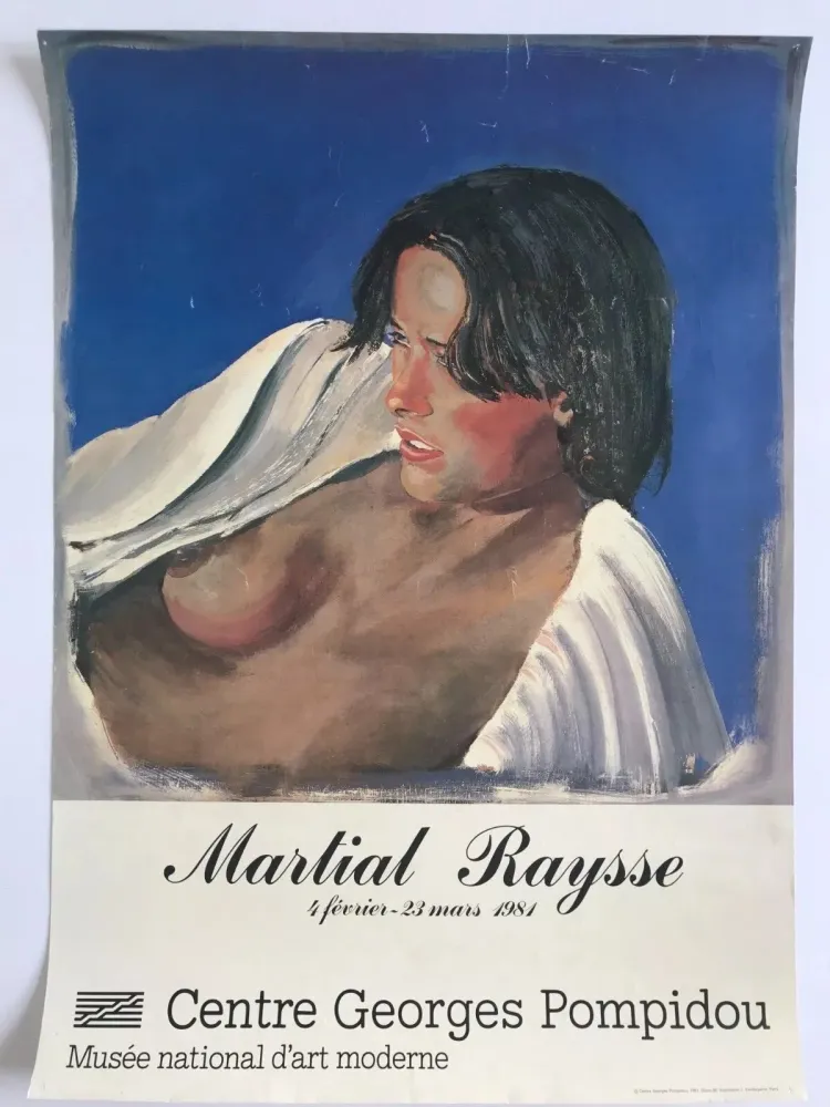 Poster Raysse -  Centre Georges Pompidou