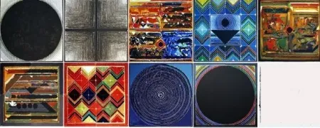 Lithograph Raza - 9 handsigned lithographs