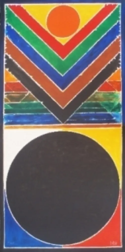 Lithograph Raza - Composition 2