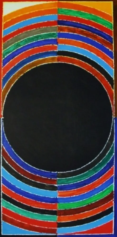 Lithograph Raza - Composition 5