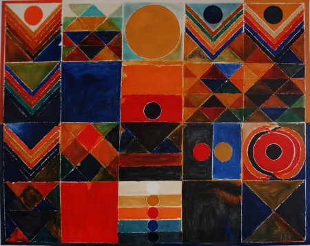 Lithograph Raza - Morning Raga