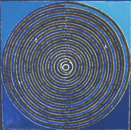 Lithograph Raza - Sans titre IX