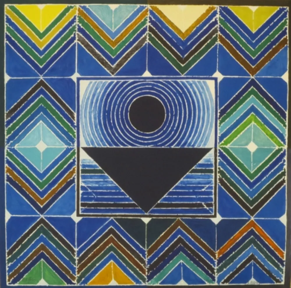 Lithograph Raza - Sans titre V