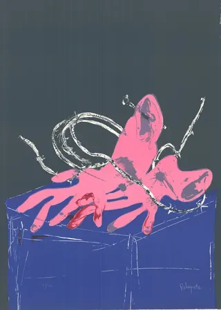 Lithograph Rebeyrolle - AVL Grand Palais