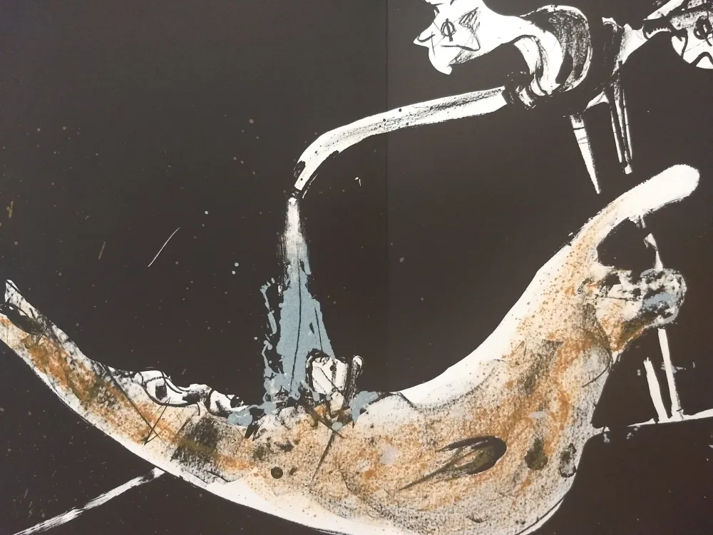 Illustrated Book Rebeyrolle - Edition Tete DLM 219