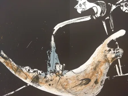 Illustrated Book Rebeyrolle - Edition Tete DLM 219