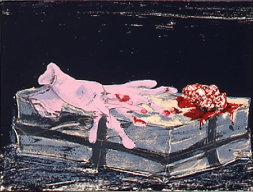 Lithograph Rebeyrolle - Manipulation