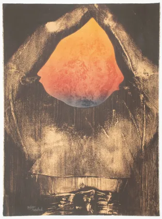 Lithograph Recalcati - Sans titre, vers 1970.