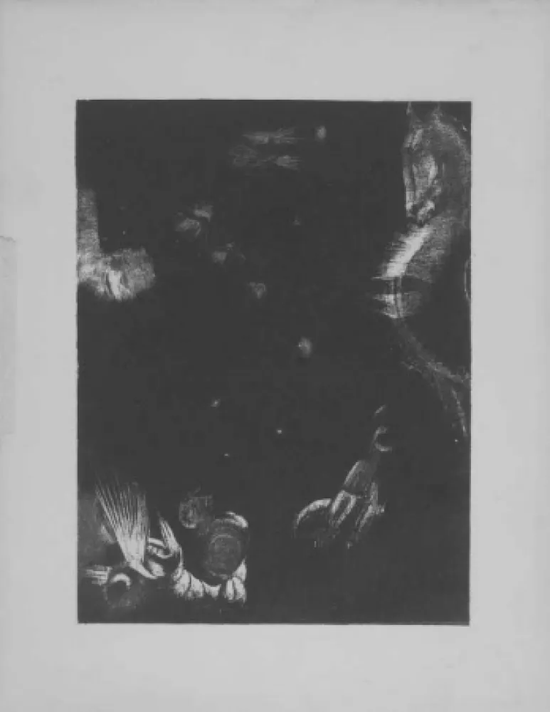 Lithograph Redon - Des peuple divers...