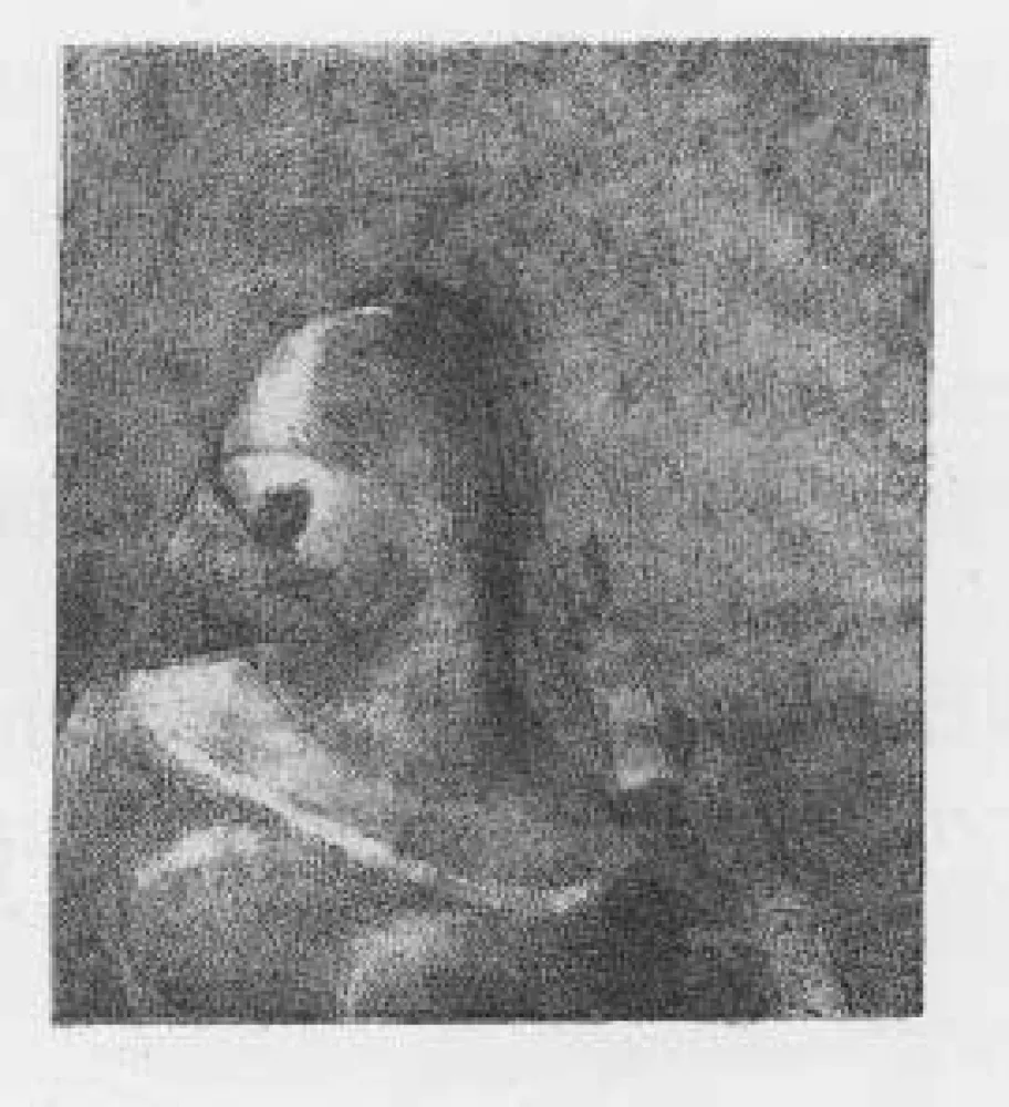Lithograph Redon - Helene (Ennoia)