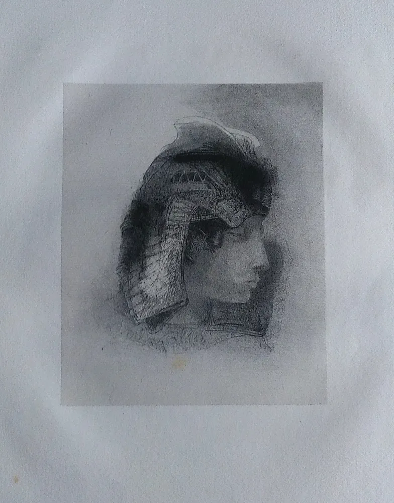 Lithograph Redon - Mes baisers...