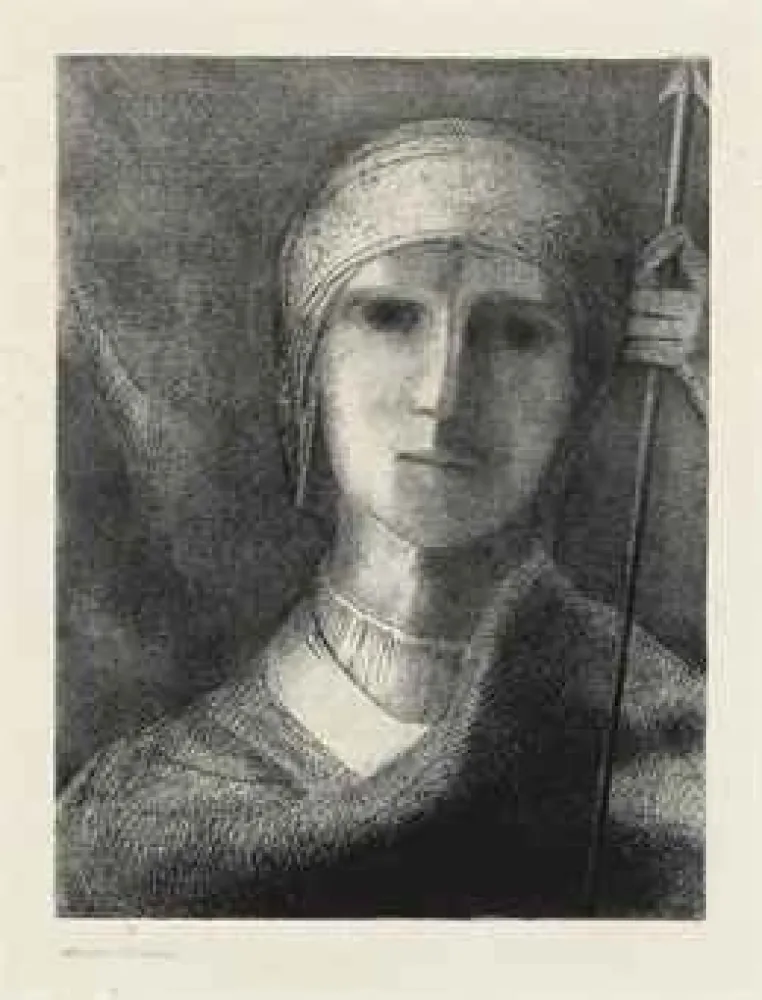 Lithograph Redon - Parsifal