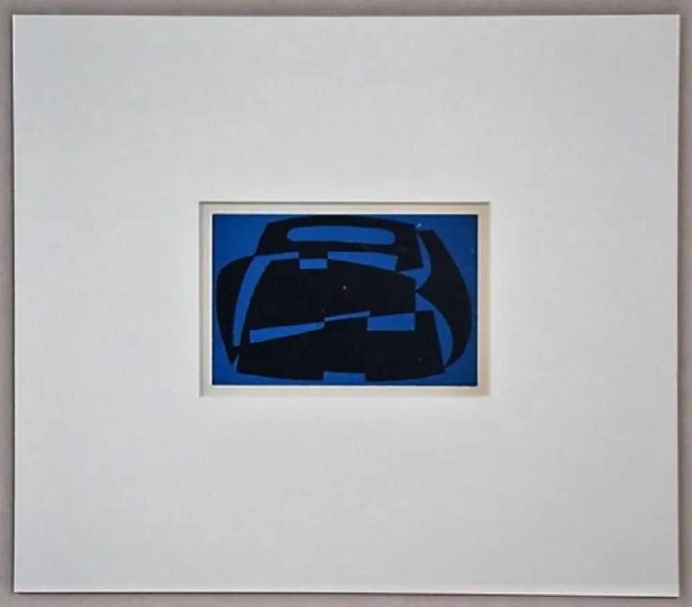 Woodcut Reggiani - Composizione non figurativo