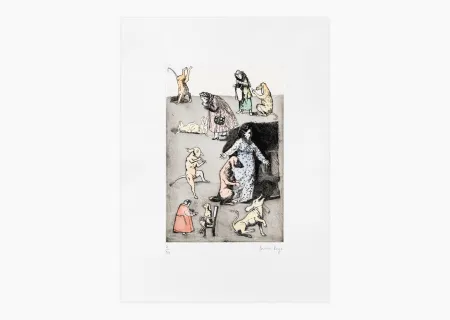 Etching Rego - Old Mother Hubbard I
