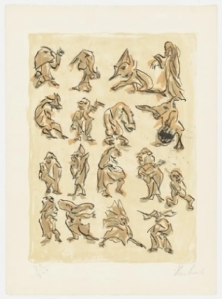 Lithograph Reinhoud - 17 pour