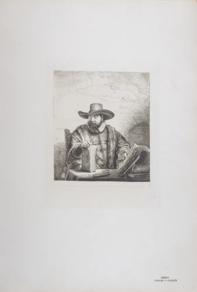 Rotogravure Rembrandt - Anslo