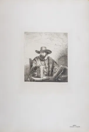 Rotogravure Rembrandt - Anslo