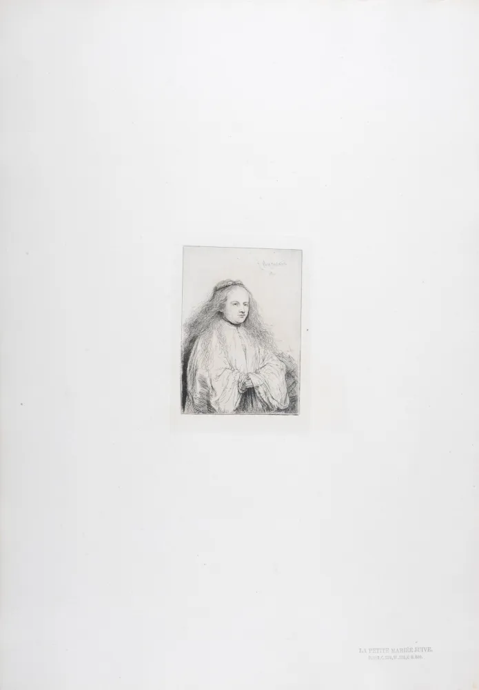 Rotogravure Rembrandt - La petite mariée juive