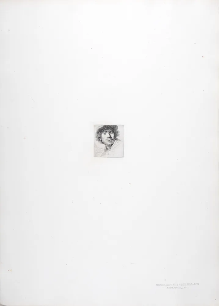 Rotogravure Rembrandt - Rembrandt aux yeux hagards