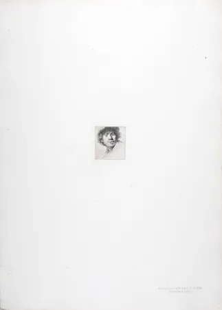 Rotogravure Rembrandt - Rembrandt aux yeux hagards