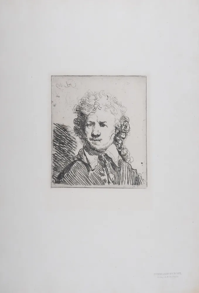 Rotogravure Rembrandt - Rembrandt en buste