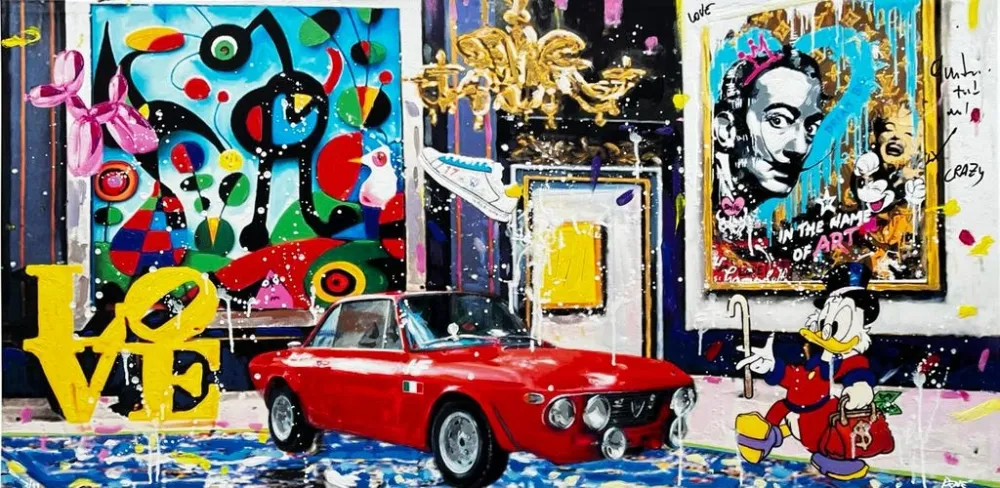 Screenprint Renè - Dream big 