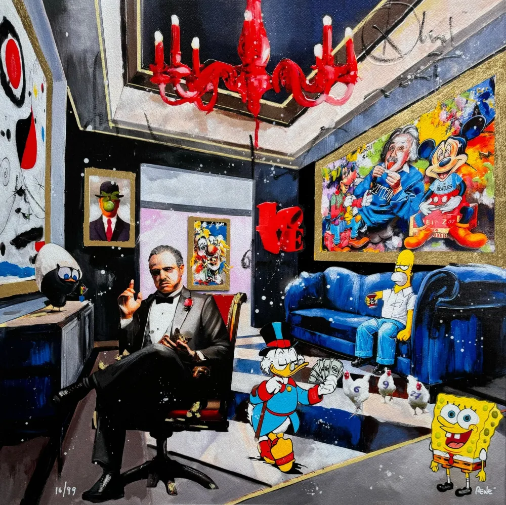 Screenprint Renè - In time