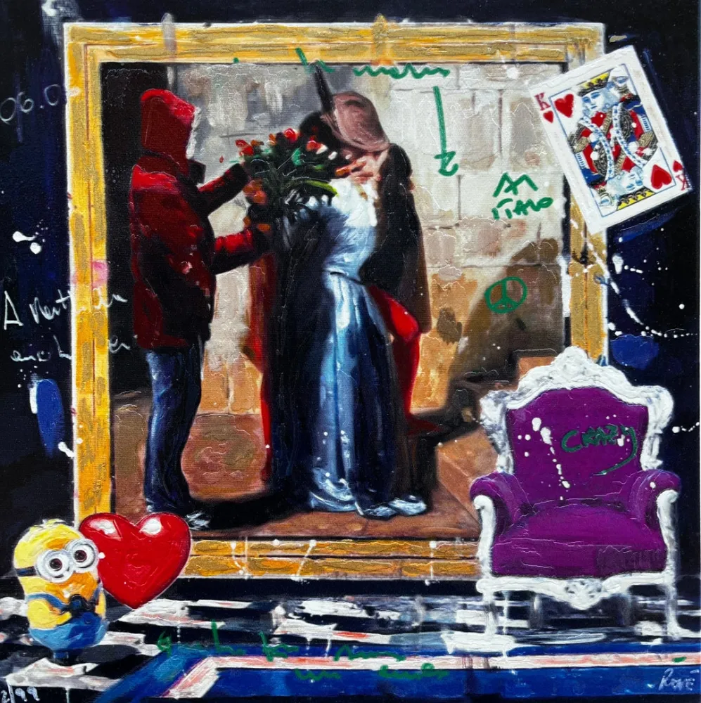 Screenprint Renè - Long live love 