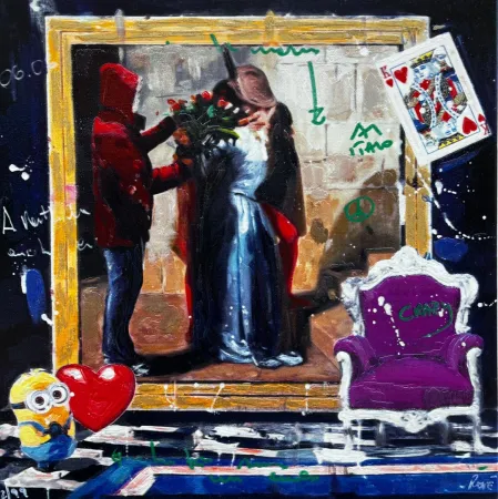 Screenprint Renè - Long live love 