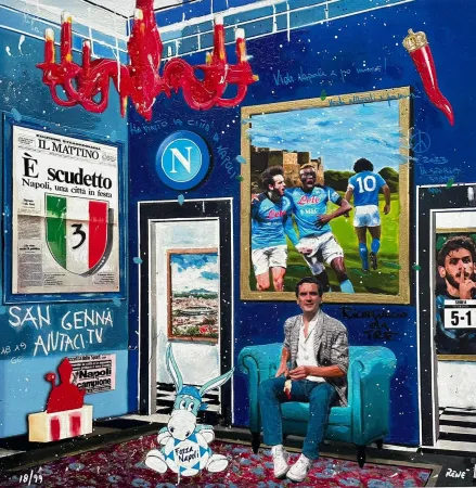 Screenprint Renè - Ricomincio da 3