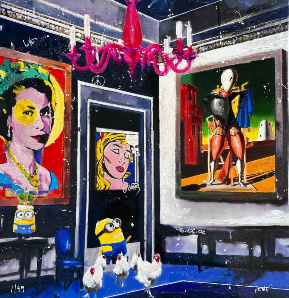 Screenprint Renè - Royals and dummies