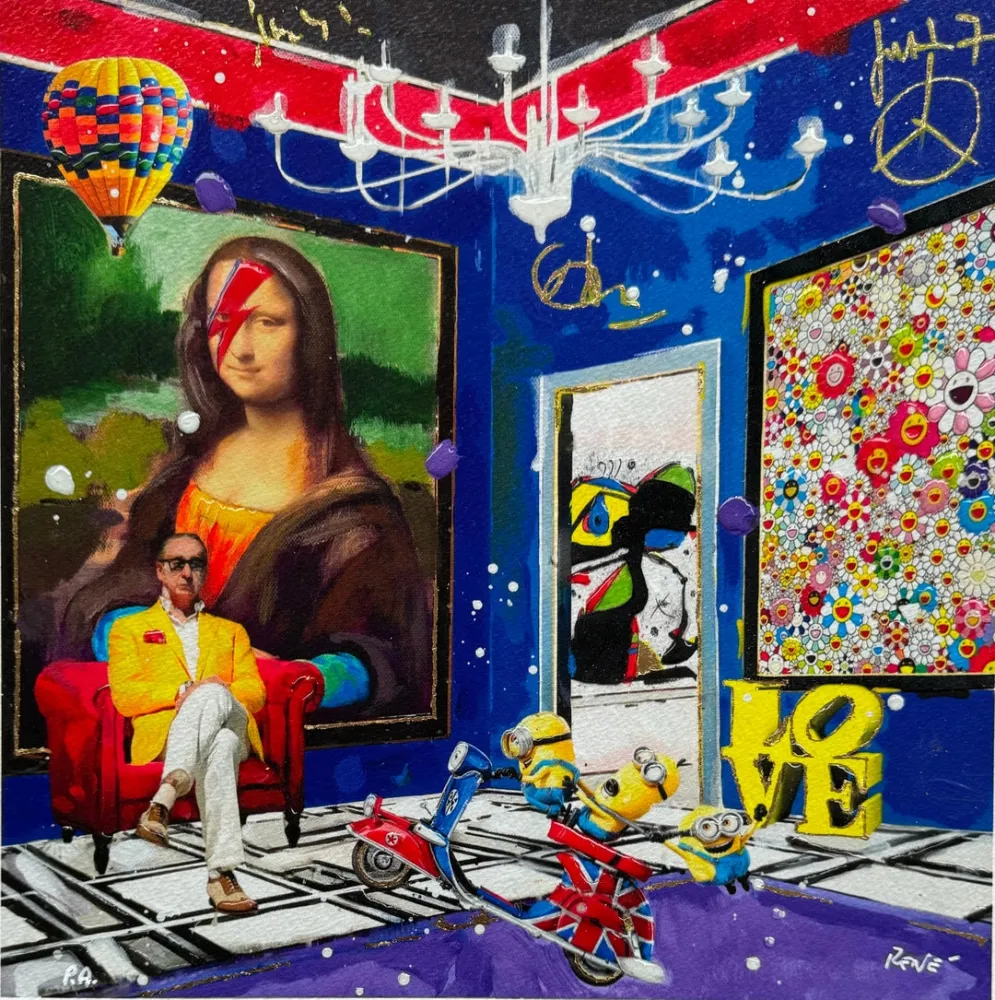 Screenprint Renè - Sons of a different generation 